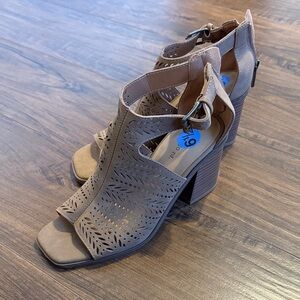 Indigo Tan Women's Heeled Sandals